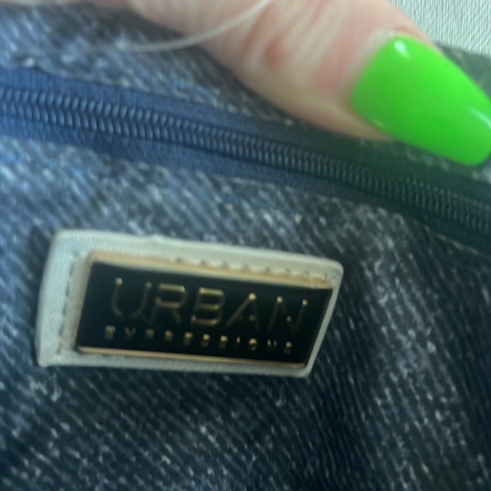 Urban expressions embroidered clutch crossbody pu leather set of two euc boho - Picture 4 of 10